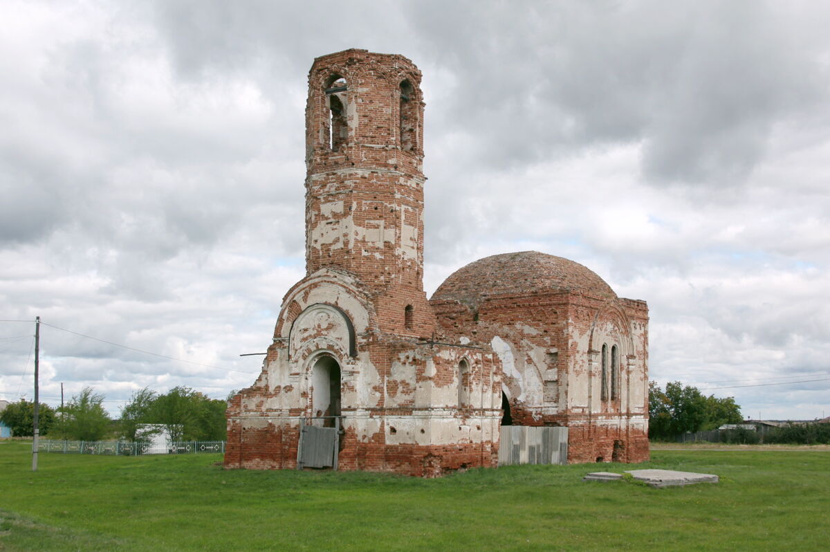 Церковь Петра и Павла, Петухи (Шумихинский район, Курганская область). фасады, Вид с юго-запада