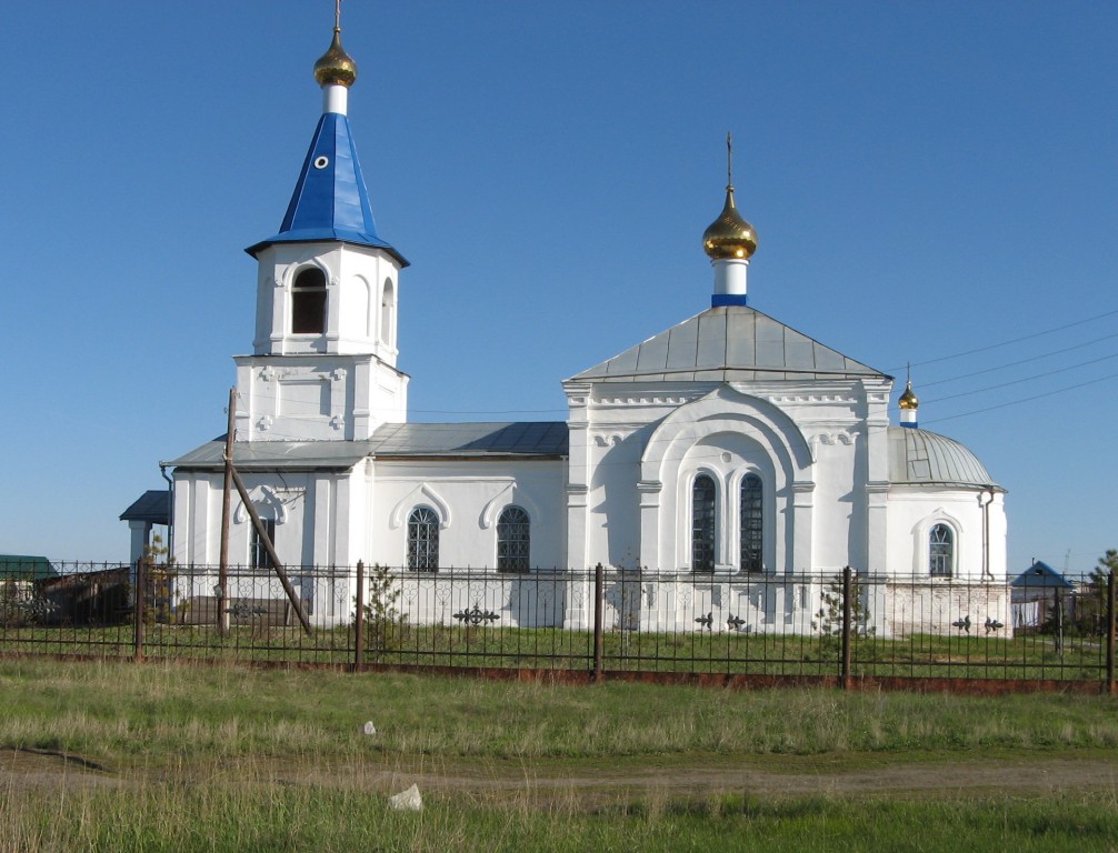 Церковь Вознесения Господня, Чудиново (Октябрьский район, Челябинская область). фасады, Свято-Вознесенская церковь