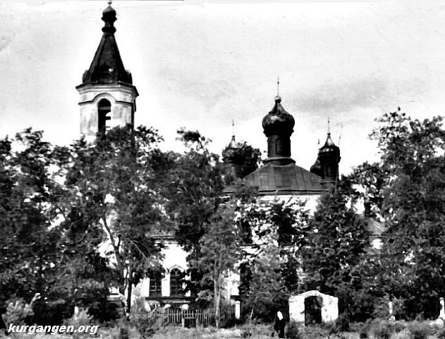 Чинеево. Церковь Власия. архивная фотография, Фото нач. ХХв. на сайте «Курган: история, краеведение, генеалогия. Зауральская генеалогия» http://www.kurgangen.org/ 