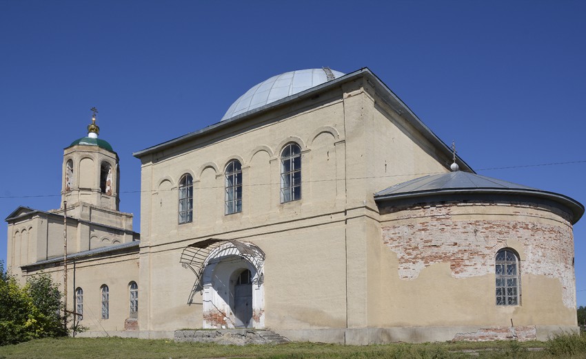 Церковь Кирилла Белозерского, Кислянское (Юргамышский район, Курганская область). общий вид в ландшафте