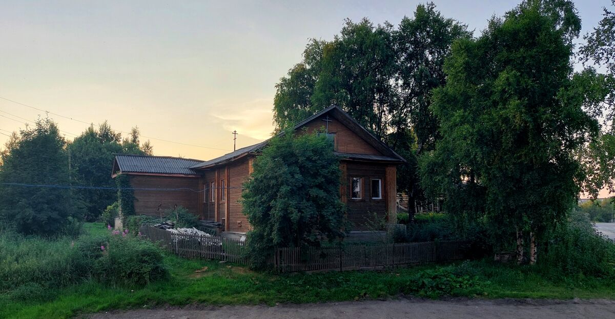 Церковь Николая Чудотворца, Беломорск (Беломорский район, Республика Карелия). общий вид в ландшафте
