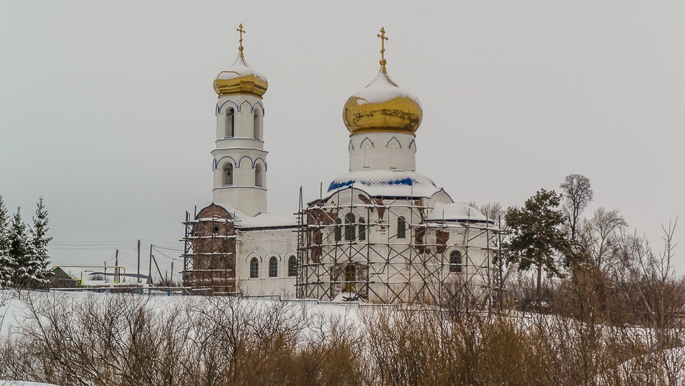 Церковь Михаила и Феодора Черниговских, Новая Михайловка (Альметьевский район, Республика Татарстан). документальные фотографии