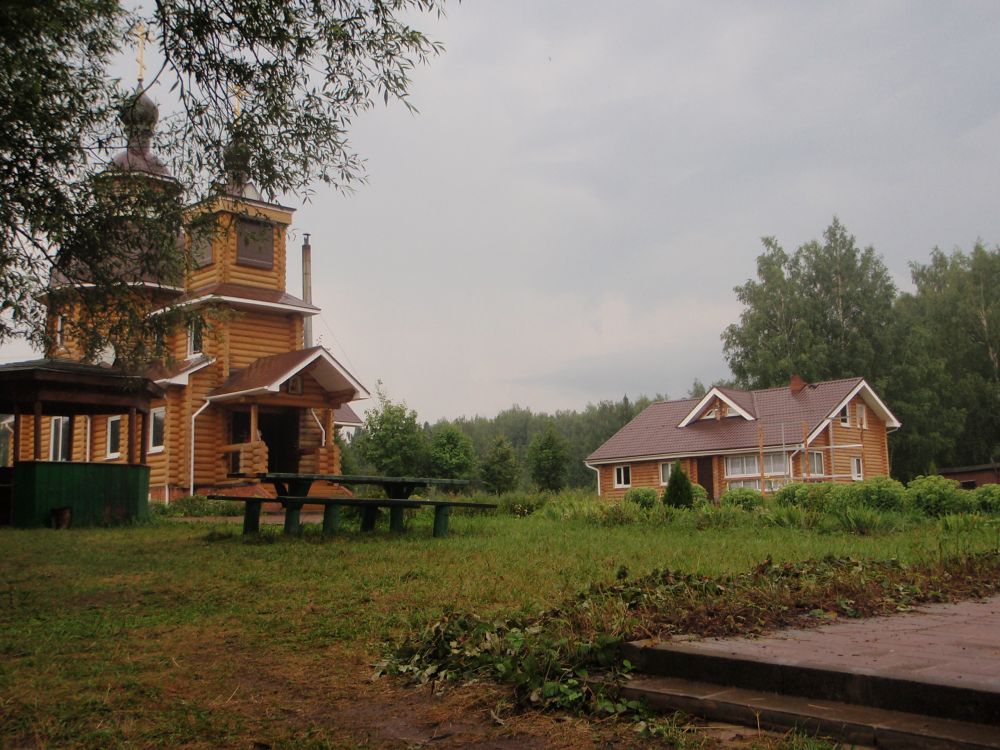 Церковь Казанской иконы Божией Матери, Неделька (Шабаши), урочище (Советский район, Республика Марий Эл). общий вид в ландшафте