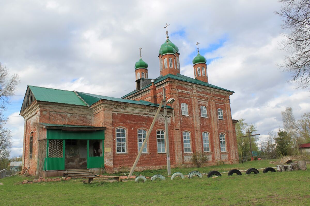 Церковь Николая Чудотворца, Мариец (Мари-Турекский район, Республика Марий Эл). фасады