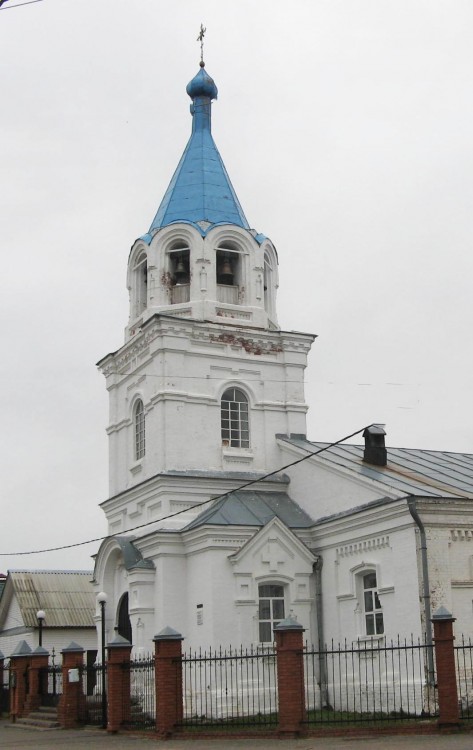 Кокшайск. Церковь Покрова Пресвятой Богородицы. фасады, Колокольня церкви