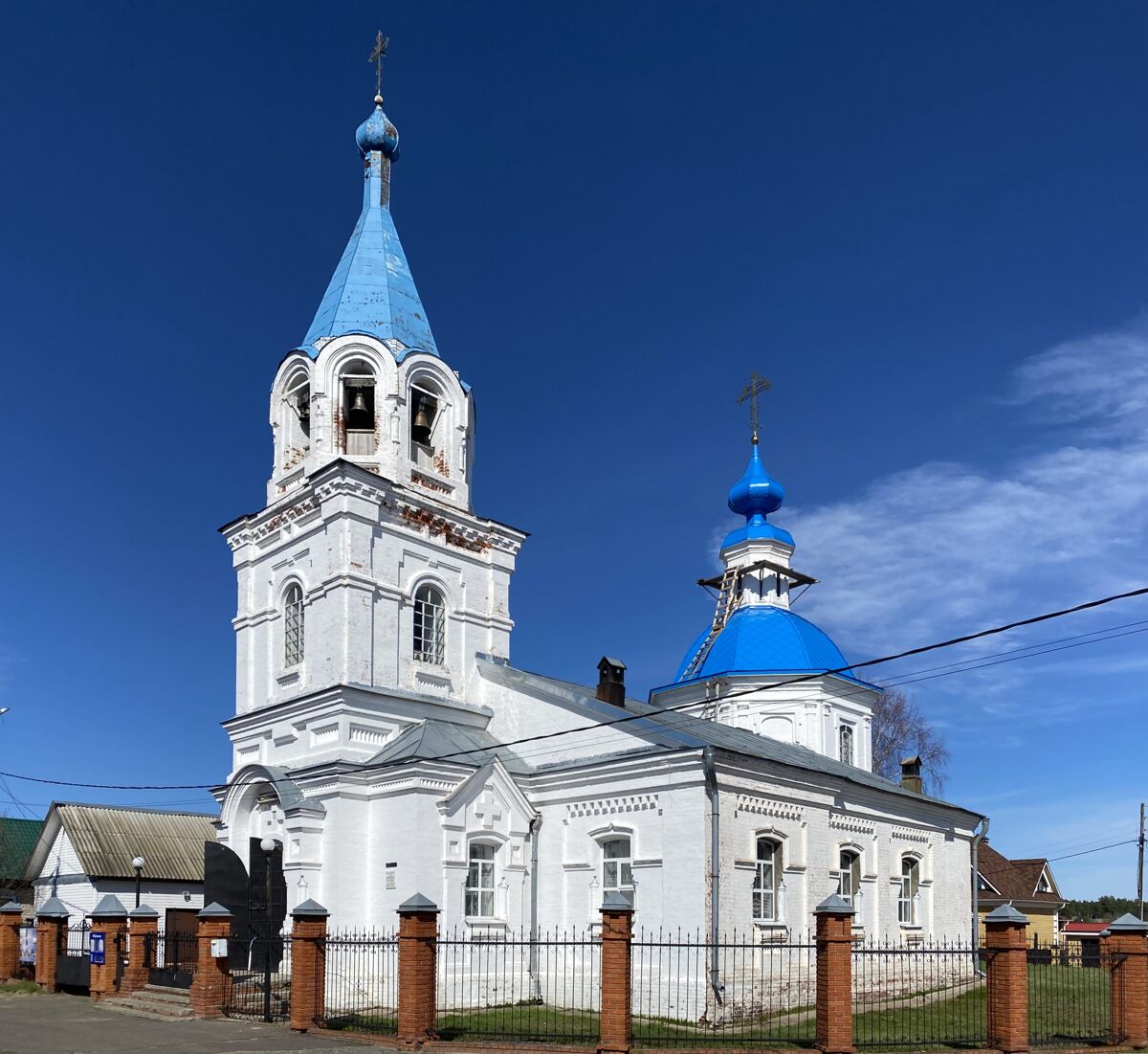 Церковь Покрова Пресвятой Богородицы, Кокшайск (Звениговский район, Республика Марий Эл). фасады, Вид с юго-запада