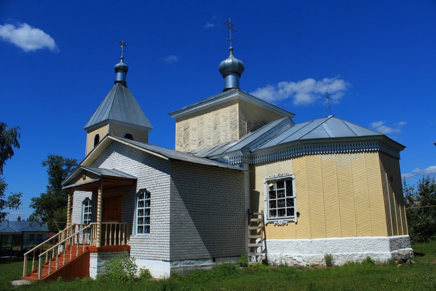 Церковь Николая Чудотворца, Кожласола (Звениговский район, Республика Марий Эл). фасады, Вид с юго-востока