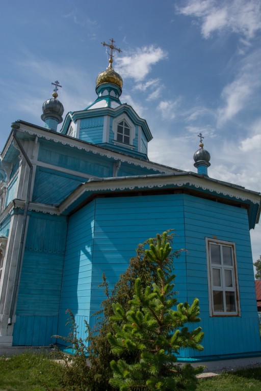 Эмеково. Церковь Покрова Пресвятой Богородицы. фасады