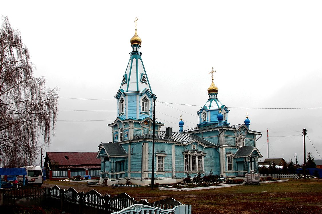 Эмеково. Церковь Покрова Пресвятой Богородицы. фасады