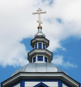 Церковь Гурия Казанского в Петъяле, Завершение основного объема храма<br>, Нижний Азъял, Волжский район и г. Волжск, Республика Марий Эл