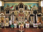 Церковь Гурия Казанского в Петъяле, Главный иконостас храма<br>, Нижний Азъял, Волжский район и г. Волжск, Республика Марий Эл