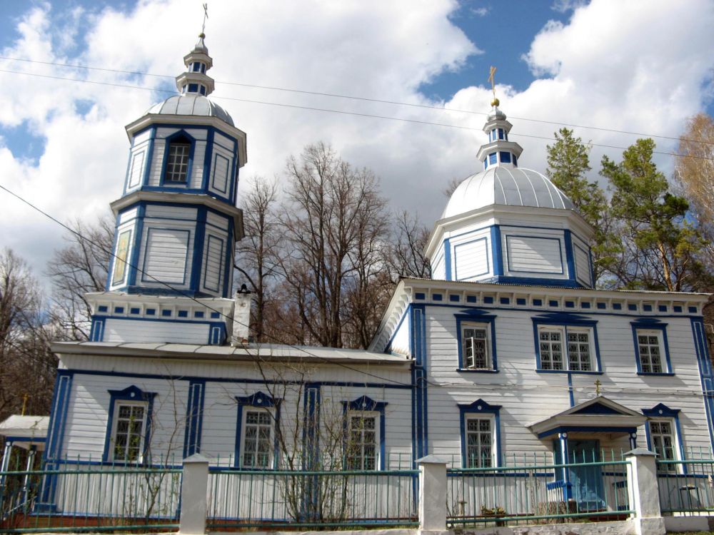 Нижний Азъял. Церковь Гурия Казанского. фасады, Южный фасад церкви