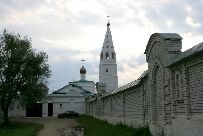 Ежово. Мироносицкий женский монастырь. общий вид в ландшафте