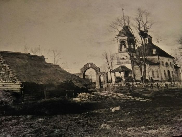 Церковь Рождества Христова, Усадище (Псковский район, Псковская область). архивная фотография