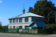 Церковь Троицы Живоначальной (новая), Вид с северо-востока, со стороны площадки перед колокольней старой Троицкой церкви<br>, Помары, Волжский район и г. Волжск, Республика Марий Эл