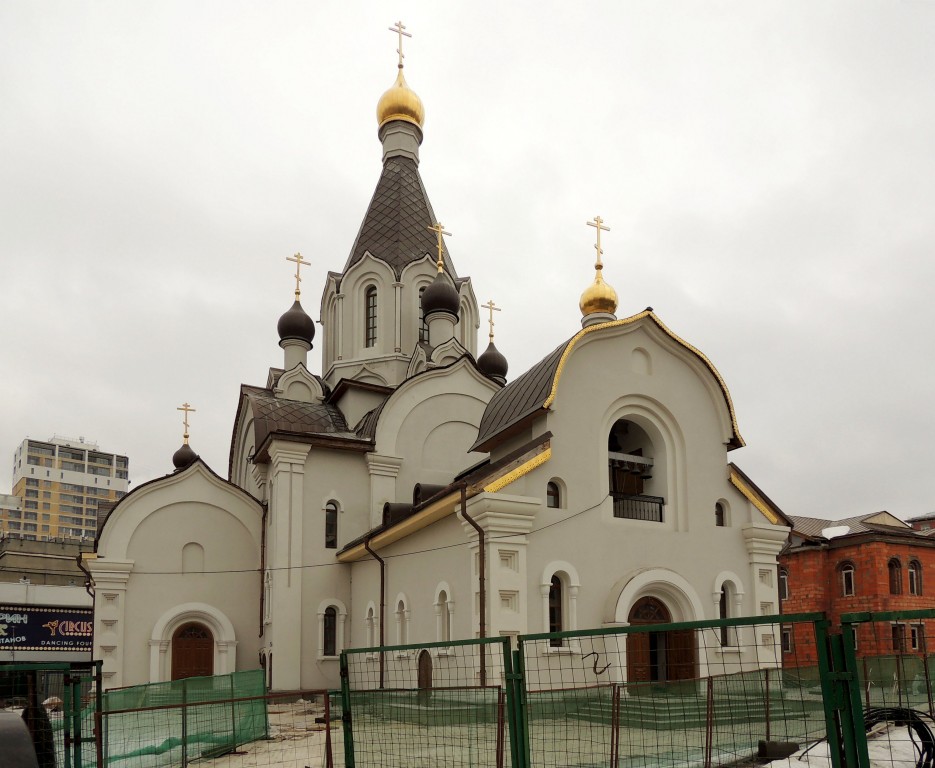 Церковь Кирилла и Мефодия на Дубровке, Южнопортовый (Юго-Восточный административный округ (ЮВАО), г. Москва). фасады, Церковь Кирилла и Мефодия в Дубровке