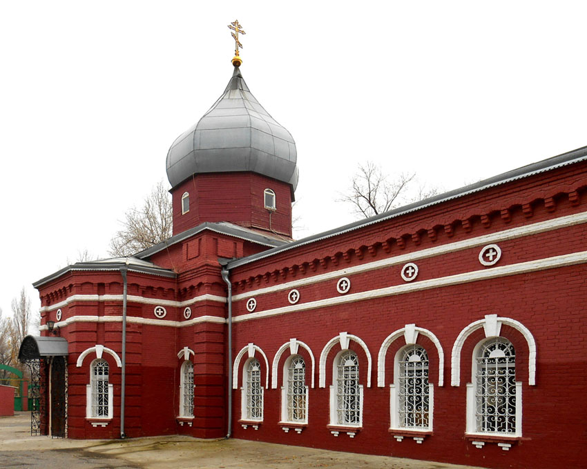 Волгоград. Церковь Николая Чудотворца в Сарепте. архитектурные детали