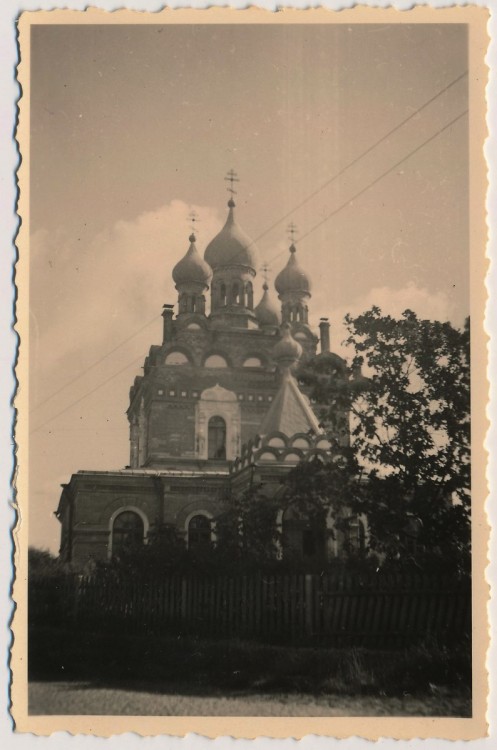 Церковь Владимира равноапостольного, Нарва-Йыэсуу (Ида-Вирумаа, Эстония). архивная фотография, Западный фасад. Фото 1941 г. с аукциона e-bay.de