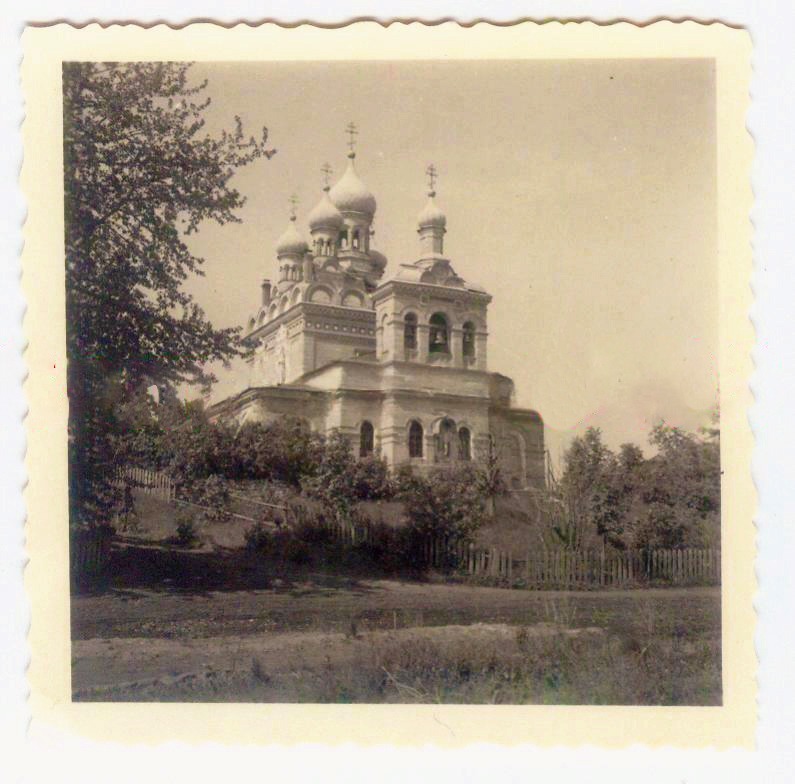 Фото 1941 г. с аукциона e-bay.de, архивная фотография. Церковь Владимира равноапостольного, Нарва-Йыэсуу (Ида-Вирумаа, Эстония)