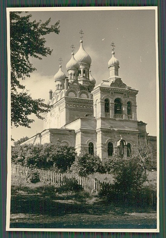 Фото 1941 г. с аукциона e-bay.de, архивная фотография. Церковь Владимира равноапостольного, Нарва-Йыэсуу (Ида-Вирумаа, Эстония)