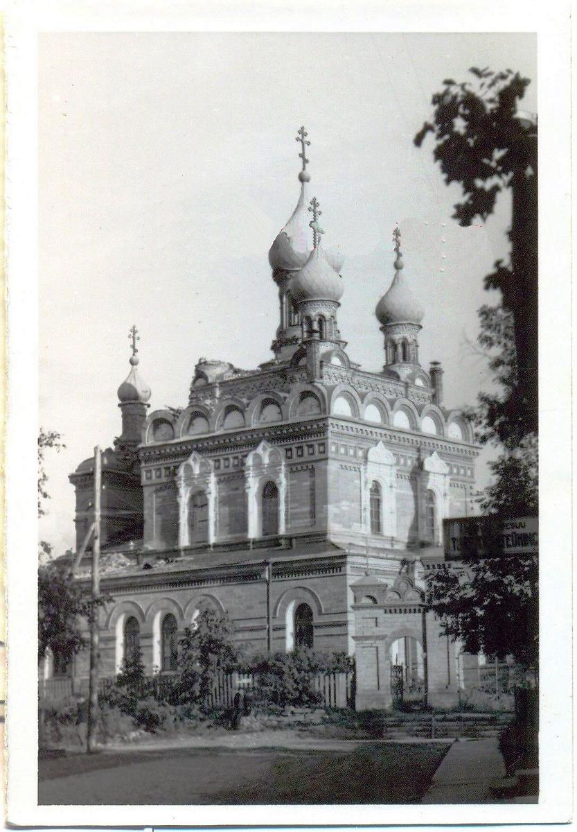 Фото 1942 г. с аукциона e-bay.de, архивная фотография. Церковь Владимира равноапостольного, Нарва-Йыэсуу (Ида-Вирумаа, Эстония)