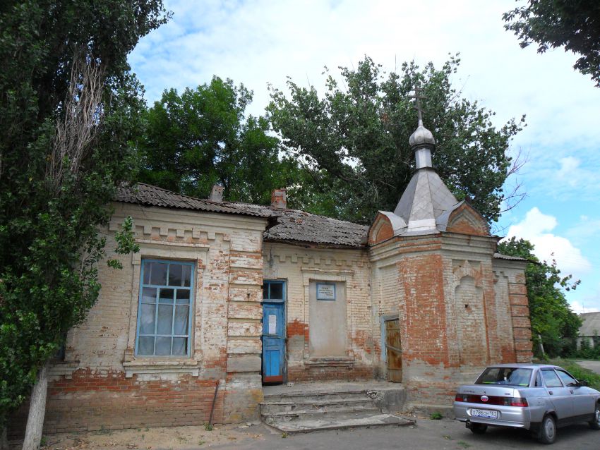 Церковь Иоанна Богослова, Колушкино (Тарасовский район, Ростовская область). общий вид в ландшафте