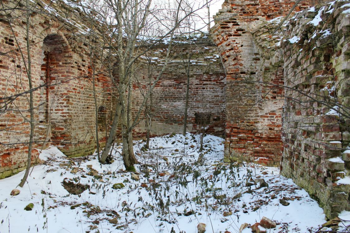 Церковь Благовещения Пресвятой Богородицы, Белое (Бежецкий район, Тверская область). интерьер и убранство