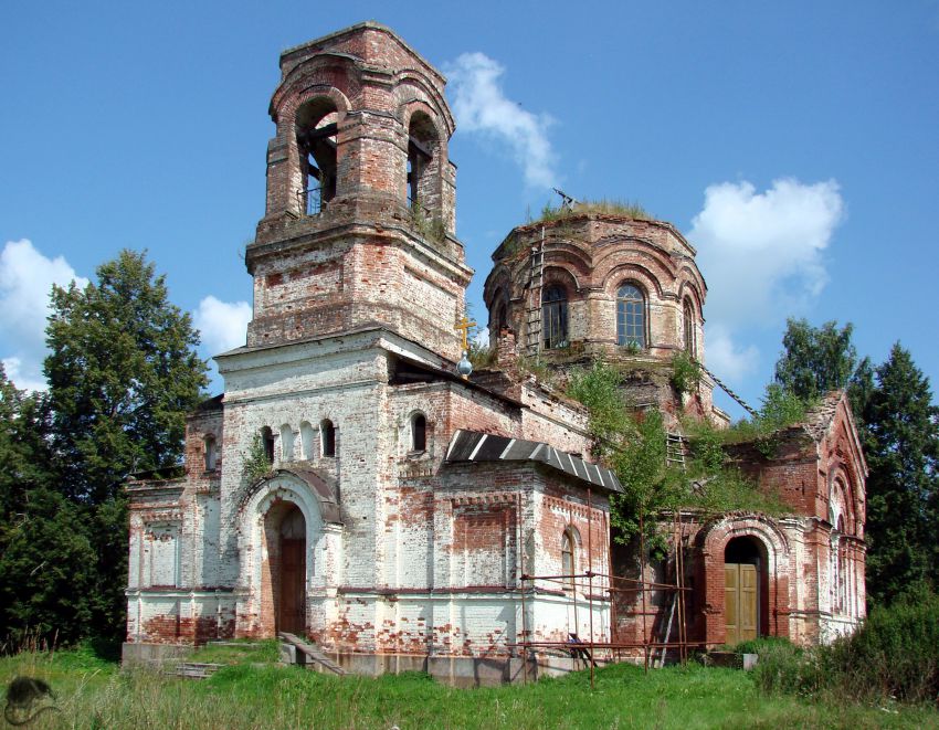 Посолодино. Церковь Входа Господня в Иерусалим. фасады