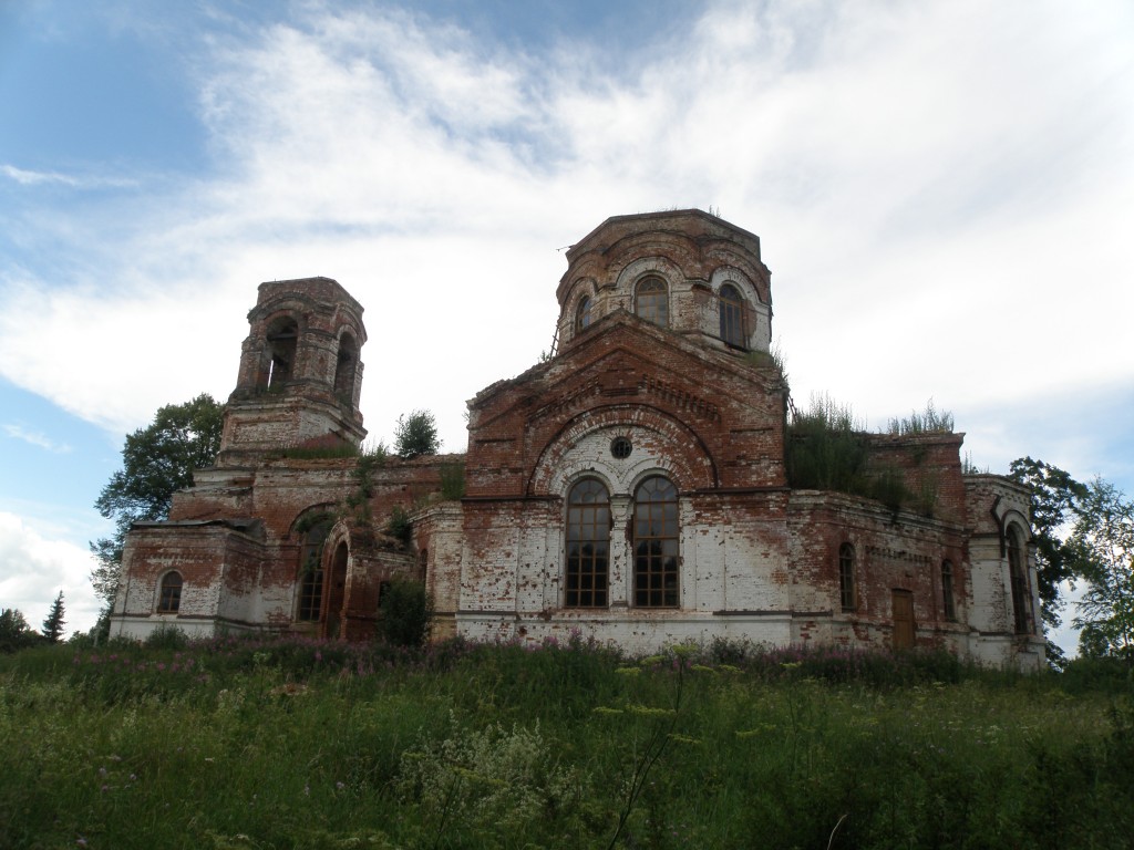Церковь Входа Господня в Иерусалим, Посолодино (Плюсский район, Псковская область). фасады