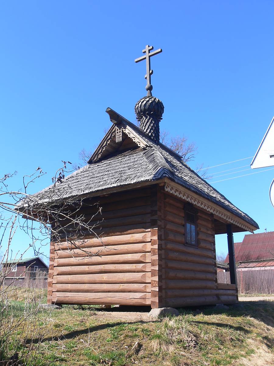 фасады. Часовня иконы Божией Матери "Знамение", Полосы (Плюсский район, Псковская область)