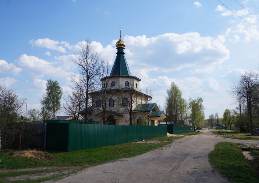 Лукино. Церковь Казанской иконы Божией Матери. общий вид в ландшафте