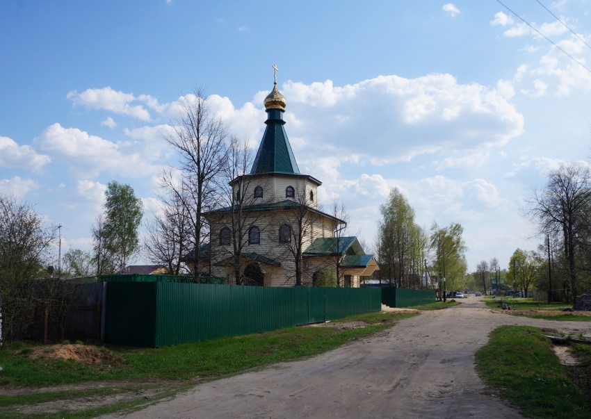Церковь Казанской иконы Божией Матери, Лукино (Балахнинский район, Нижегородская область). общий вид в ландшафте