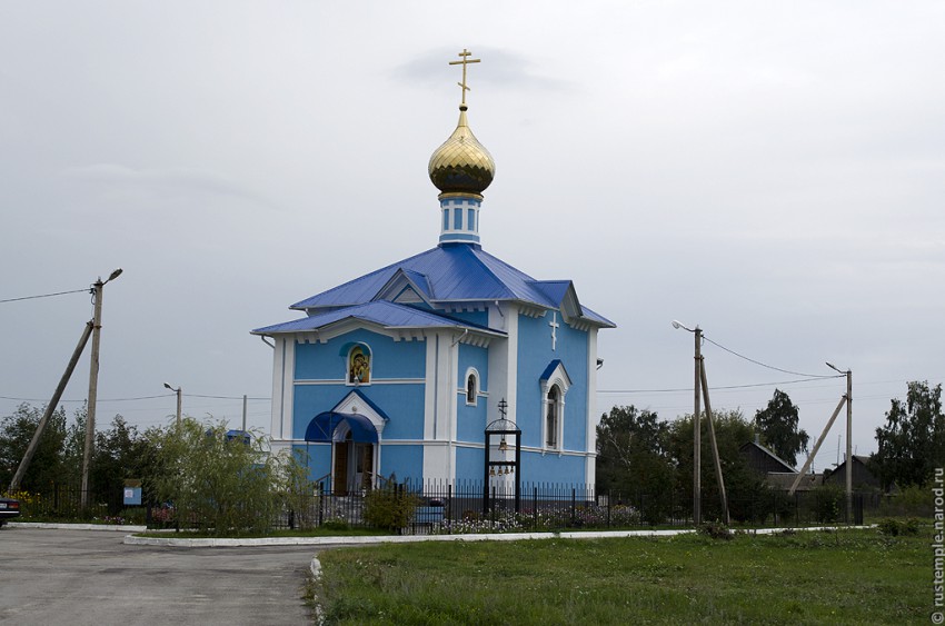 Церковь Казанской иконы Божией Матери, Борисовка (Добровский район, Липецкая область). общий вид в ландшафте, фото сайта rustemple.narod.ru