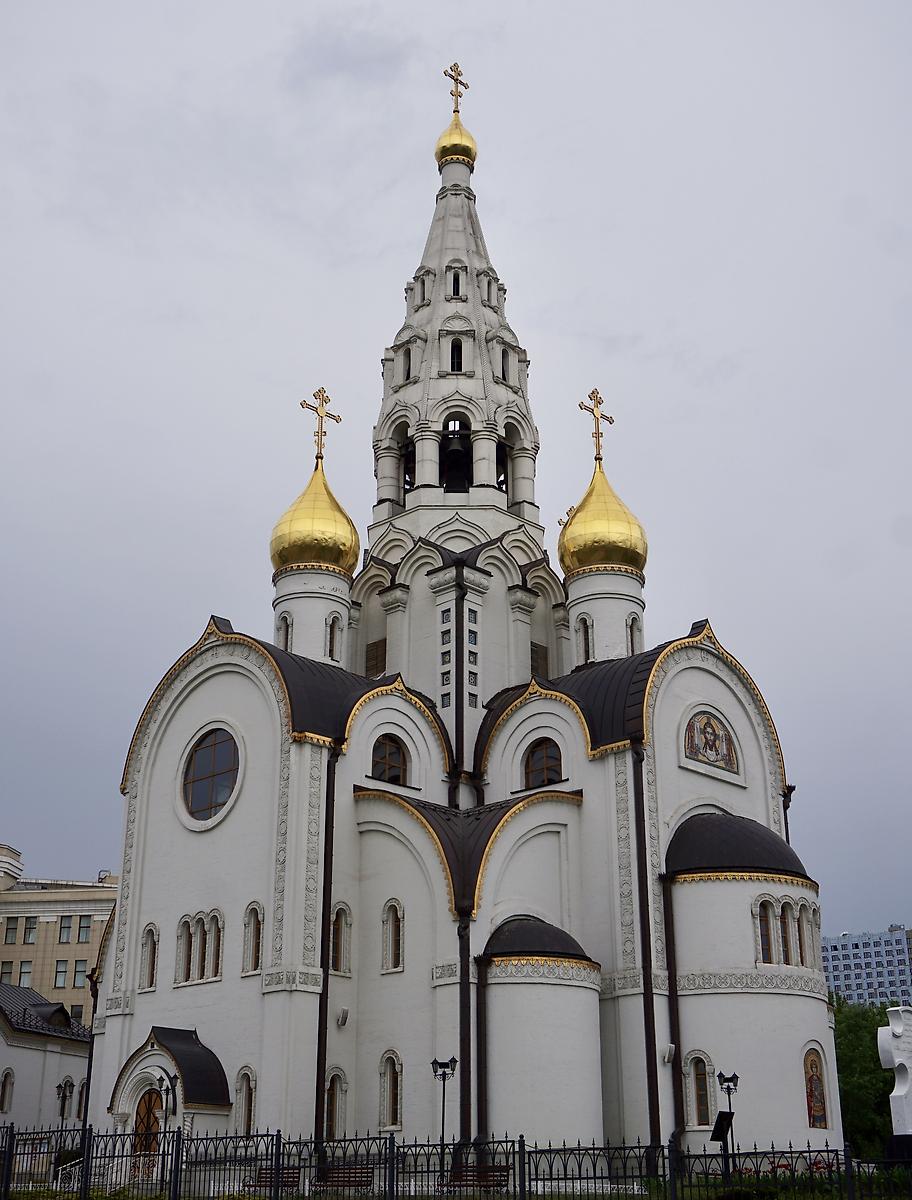 фасады. Церковь Иверской иконы Божией Матери в Очакове-Матвеевском, Очаково-Матвеевское (Западный административный округ (ЗАО), г. Москва)