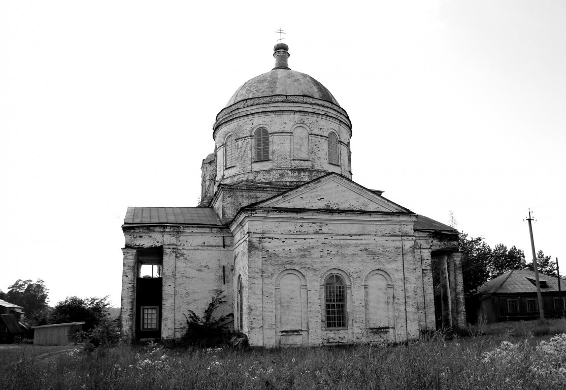Кокшага. Церковь Троицы Живоначальной. архитектурные детали, Вид с востока.