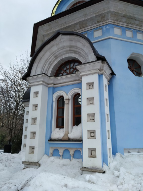 Часовня Успения Пресвятой Богородицы на Останкинском кладбище, Останкинский (Северо-Восточный административный округ (СВАО), г. Москва). архитектурные детали