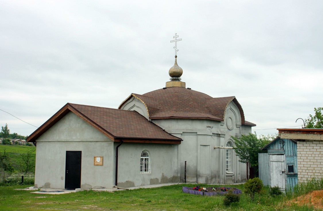Хмелинец. Церковь Николая Чудотворца. фасады, Вид с юго-запада