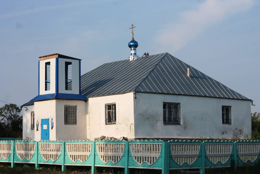 Церковь Космы и Дамиана, Девица (Усманский район, Липецкая область). общий вид в ландшафте
