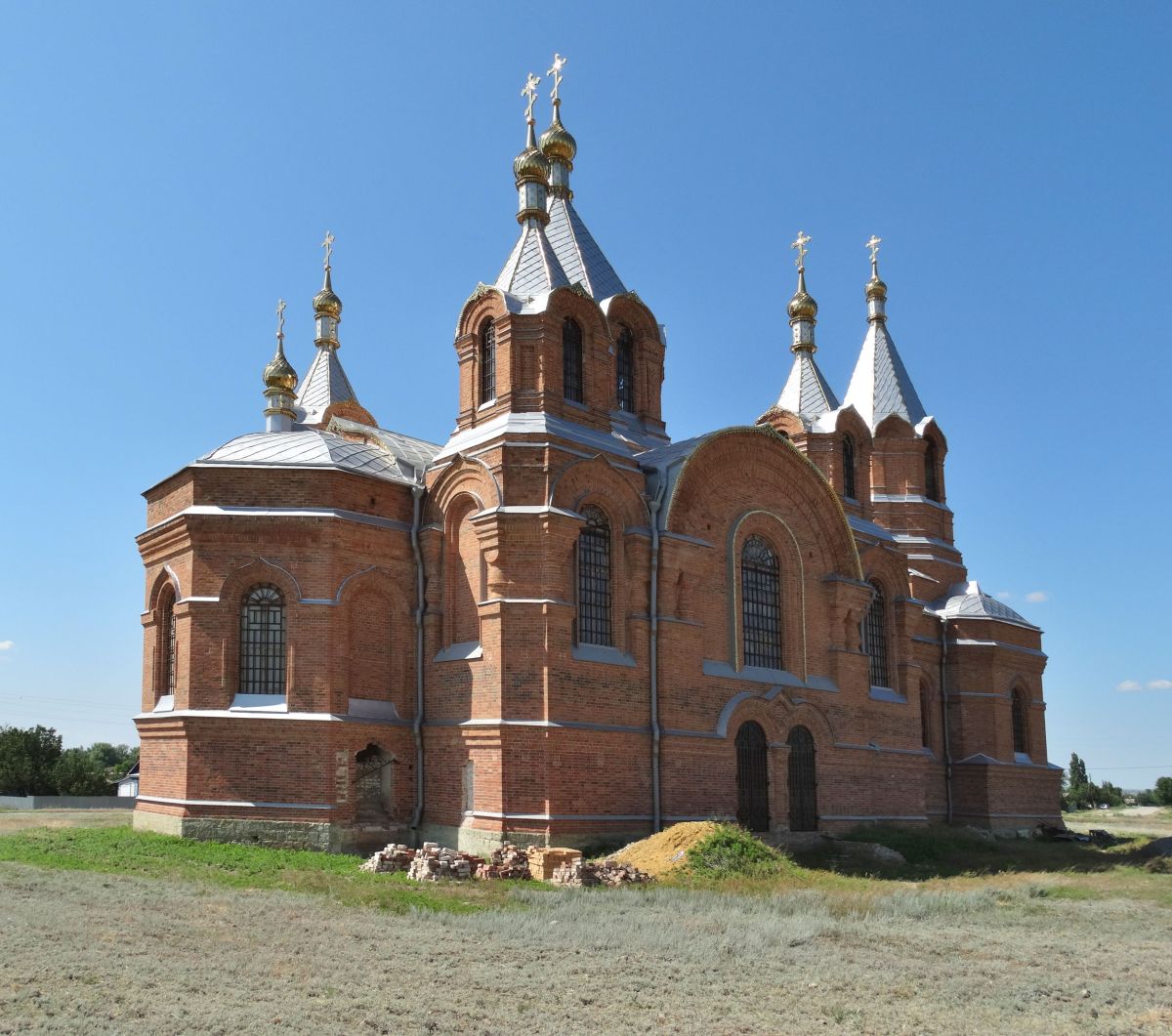 Голубинская. Церковь Николая Чудотворца. фасады