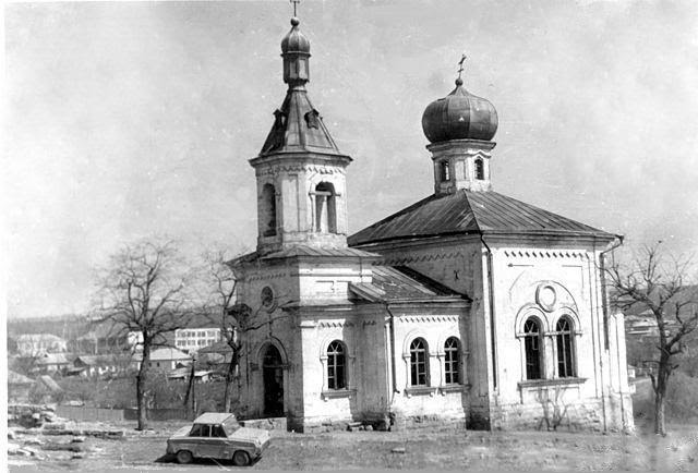 Джолтай. Церковь Троицы Живоначальной. архивная фотография, Частная коллекция. Фото 1960-х годов