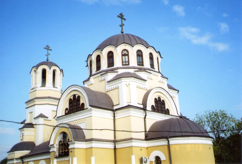Касперовский женский монастырь, Грузско-Ломовка (Макеевский район, Украина, Донецкая область). фасады, Главный храм обители-церковь в честь иконы Божией Матери Одигитрия