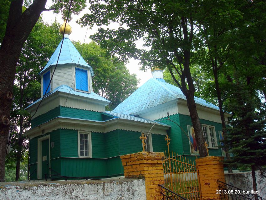 Церковь Николая Чудотворца, Заборье (Глубокский район, Беларусь, Витебская область). общий вид в ландшафте