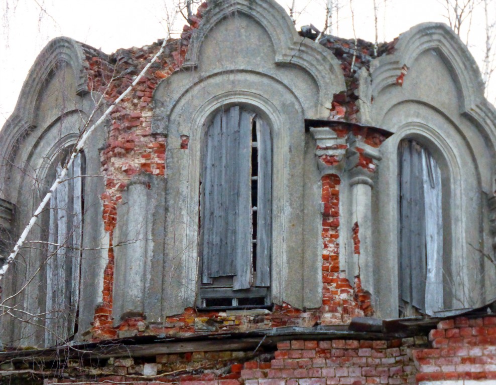 Церковь Вознесения Господня, Высокое (Кесовогорский район, Тверская область). архитектурные детали