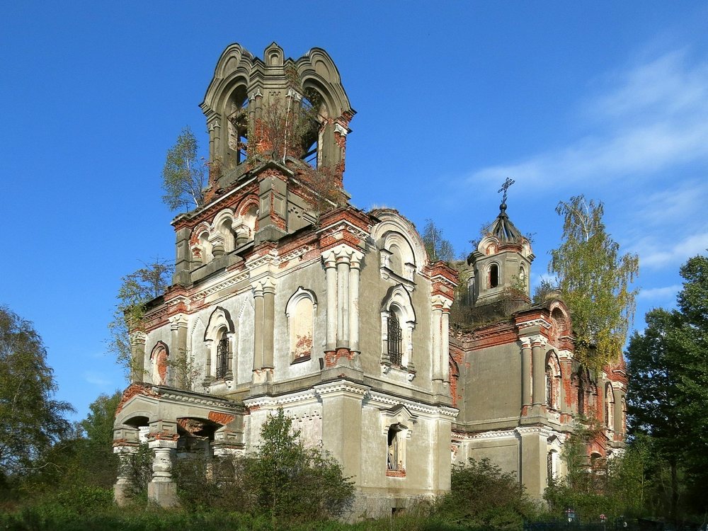 Церковь Вознесения Господня, Высокое (Кесовогорский район, Тверская область). фасады