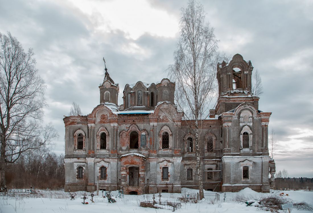 Церковь Вознесения Господня, Высокое (Кесовогорский район, Тверская область). фасады