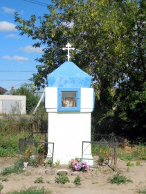 Приволжский район. Часовня-столб в поселке Салмачи