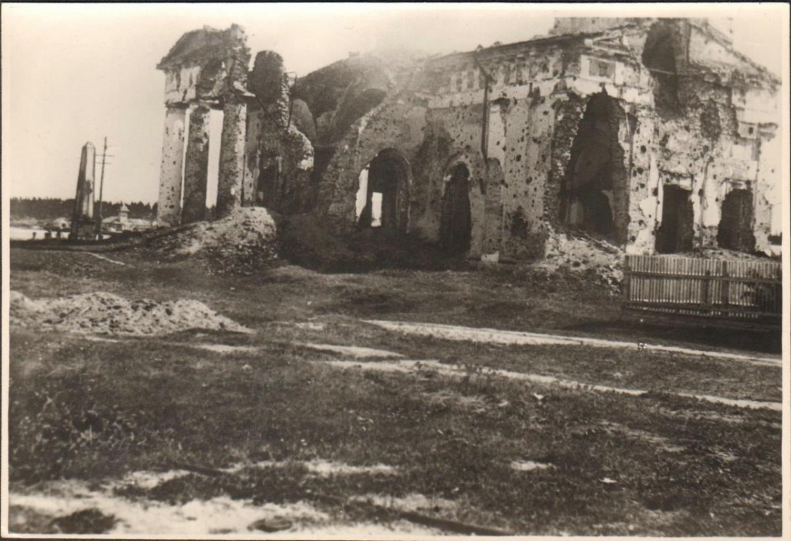Собор Петра и Павла, Лодейное Поле (Лодейнопольский район, Ленинградская область). архивная фотография, Фото 1946 г. из фондов Лодейнопольского историко-краеведческого музея