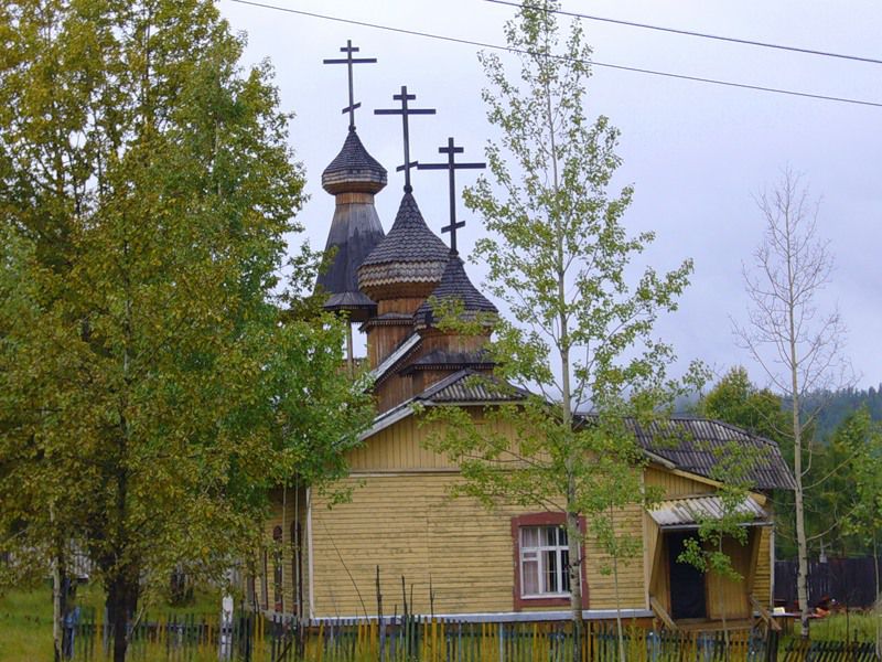 Церковь Варвары великомученицы, Чульман (Нерюнгринский район, Республика Саха (Якутия)). фасады, http://fotki.yandex.ru/users/gull-tiana/view/330205?page=0