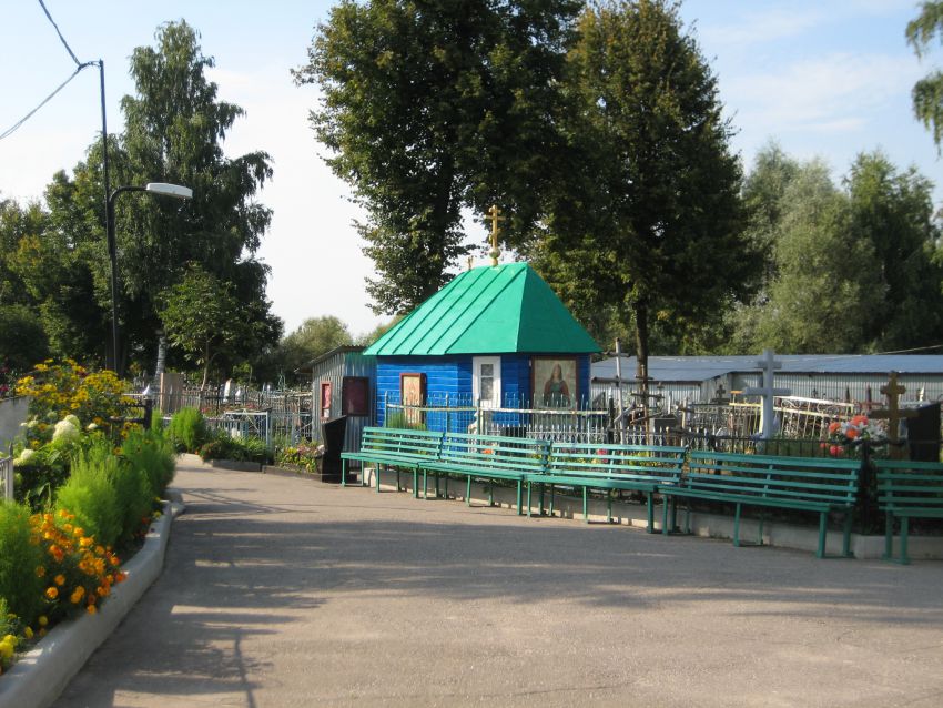 Часовня Чуда Михаила Архангела, Иванисово (Электростальский городской округ, Московская область). общий вид в ландшафте