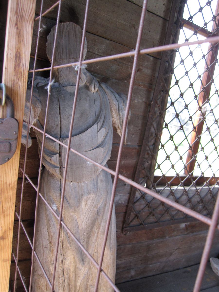 интерьер и убранство. Народный этнографический музей. Неизвестная привратная часовня из села Рудина Слободка, Мышкин (Мышкинский район, Ярославская область)